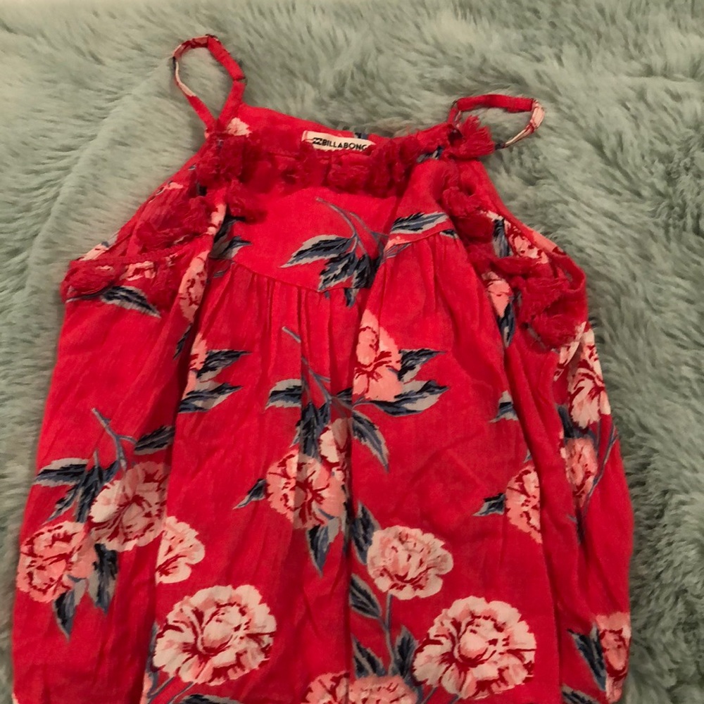 Billabong flower tank top